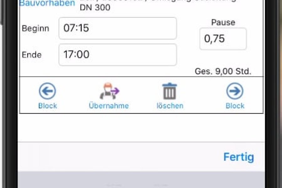 4.2. Mobile Zeiterfassung